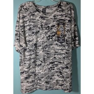 Michigan Roots Of Racing Digital Camo T Shirt Size XL 100 Cotton 2017